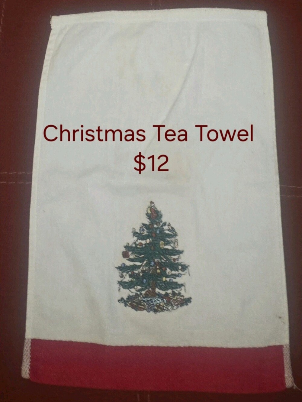 Spode Christmas Tree Towel